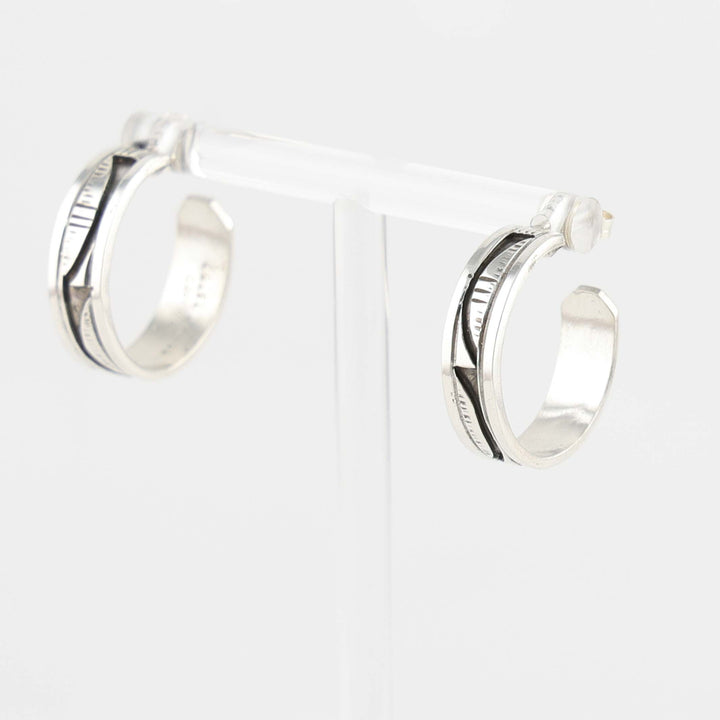 Silver Hoop Earrings