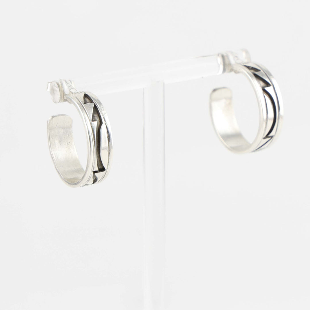 Silver Hoop Earrings