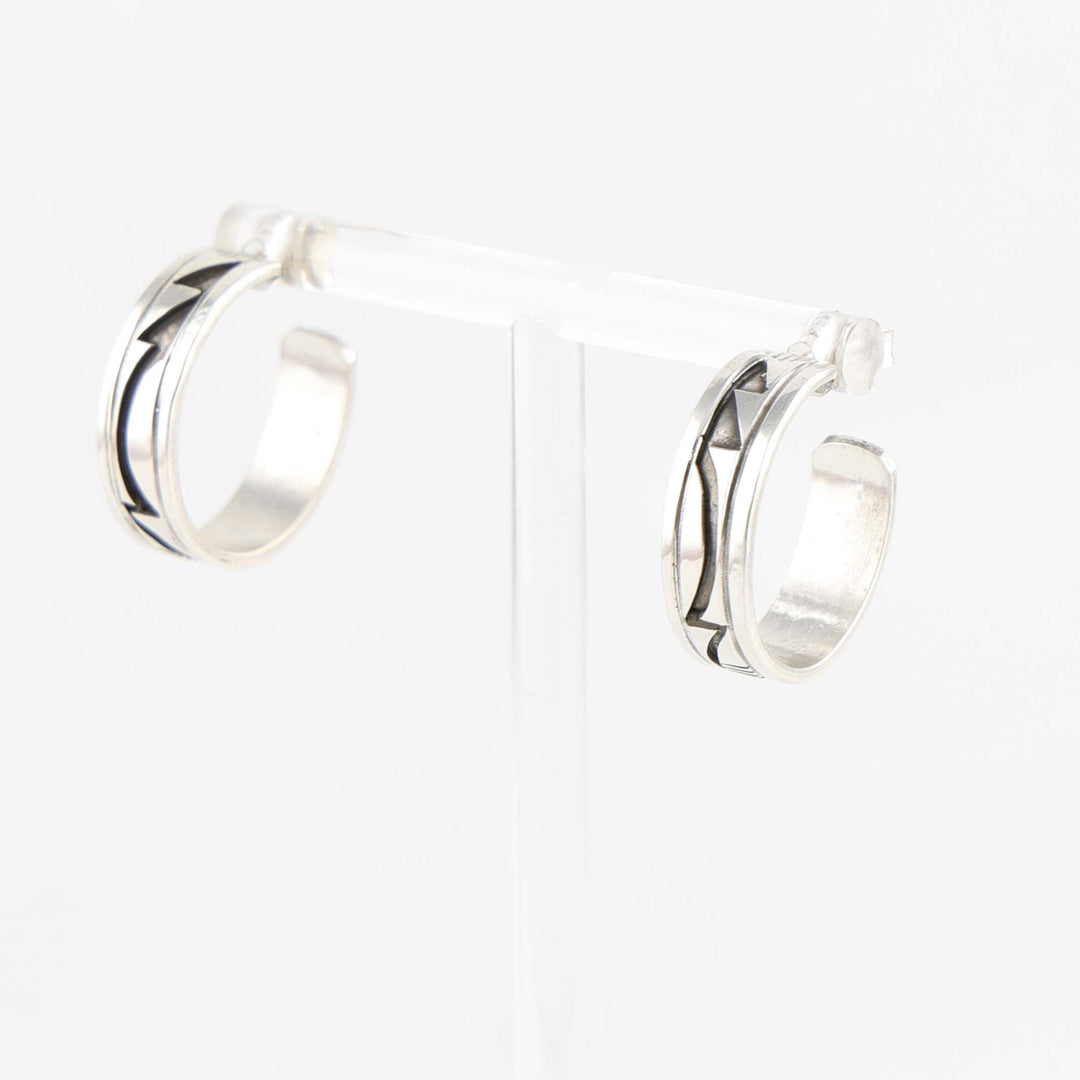 Silver Hoop Earrings