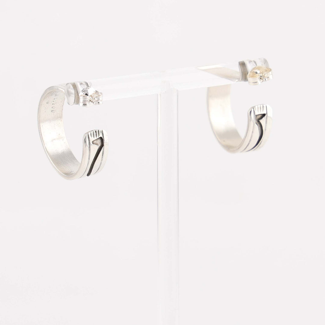 Silver Hoop Earrings