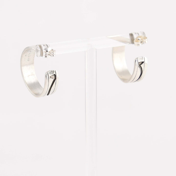 Silver Hoop Earrings