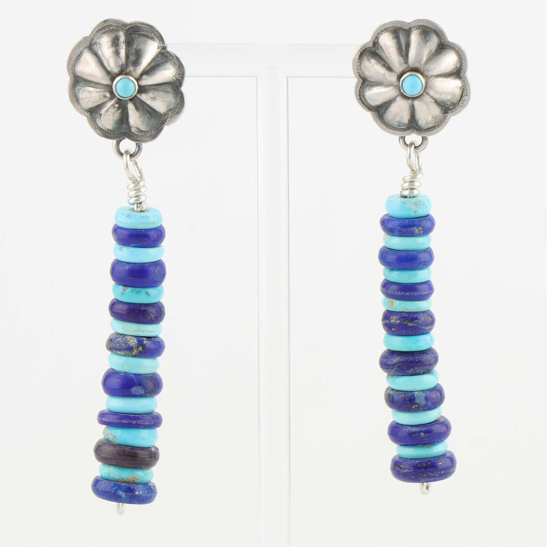 Lapis and Turquoise Earrings