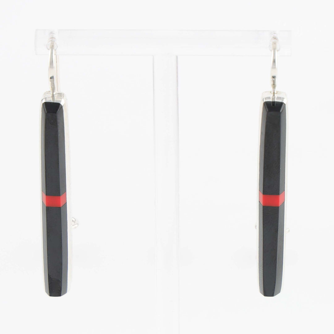 Black Jade and Rosarita Earrings