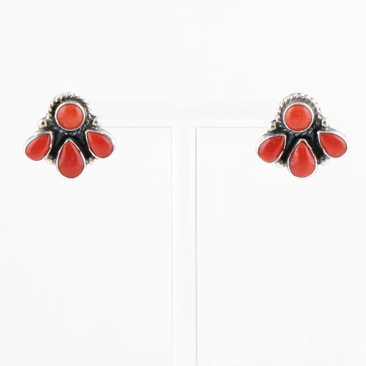 Coral Earrings