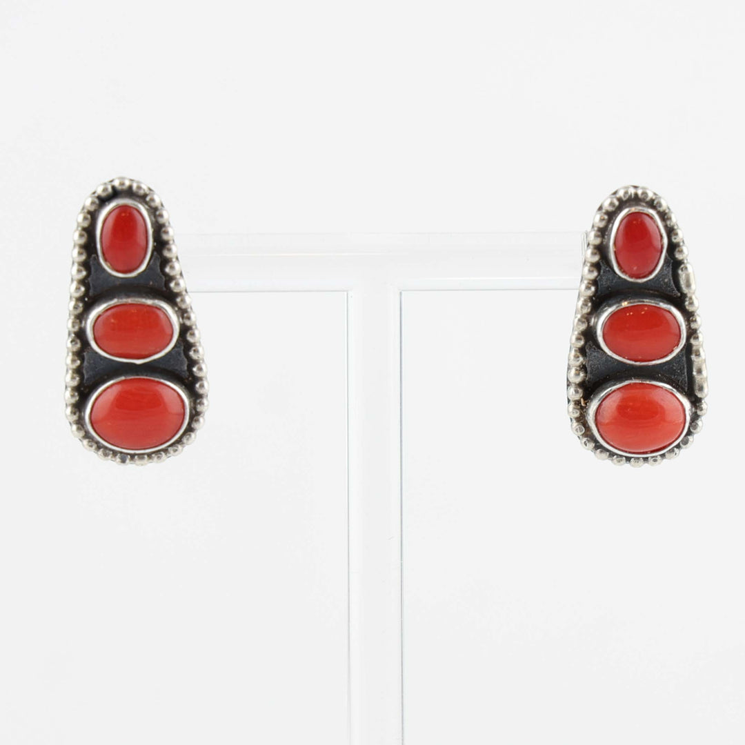 Coral Earrings