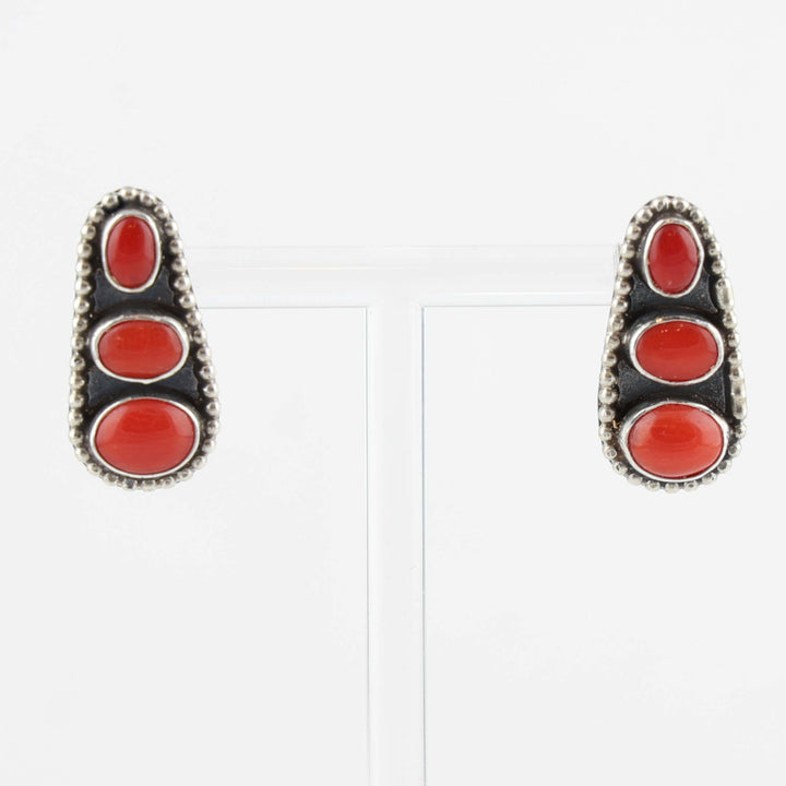 Coral Earrings