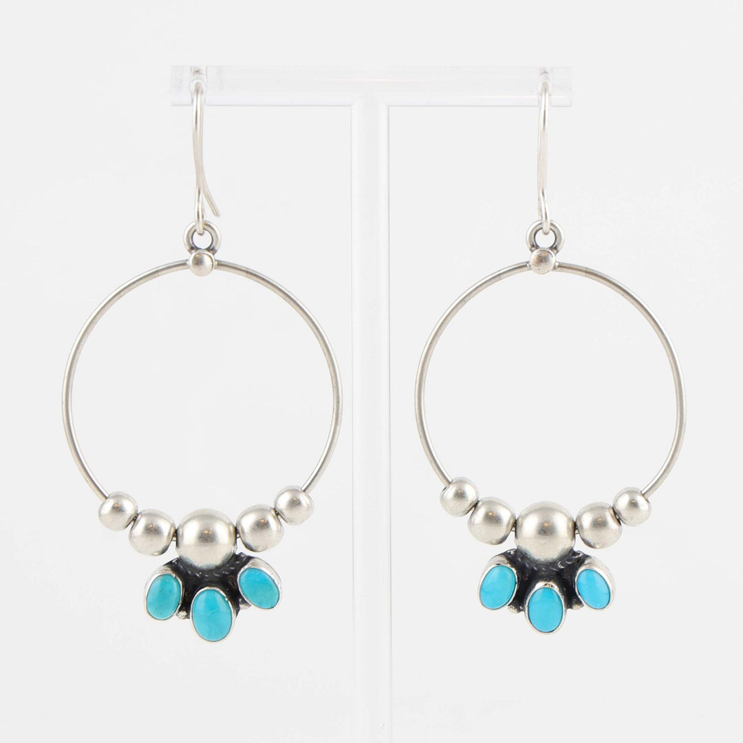 Sleeping Beauty Turquoise Earrings