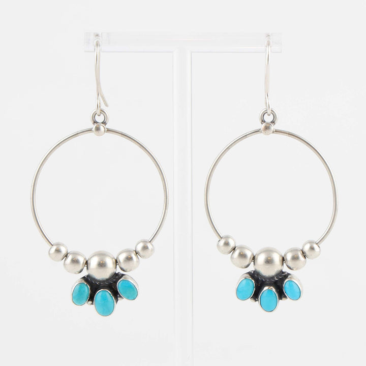 Sleeping Beauty Turquoise Earrings