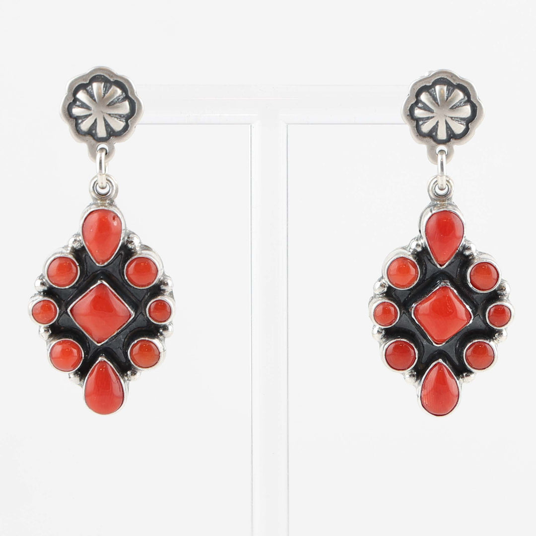 Coral Earrings