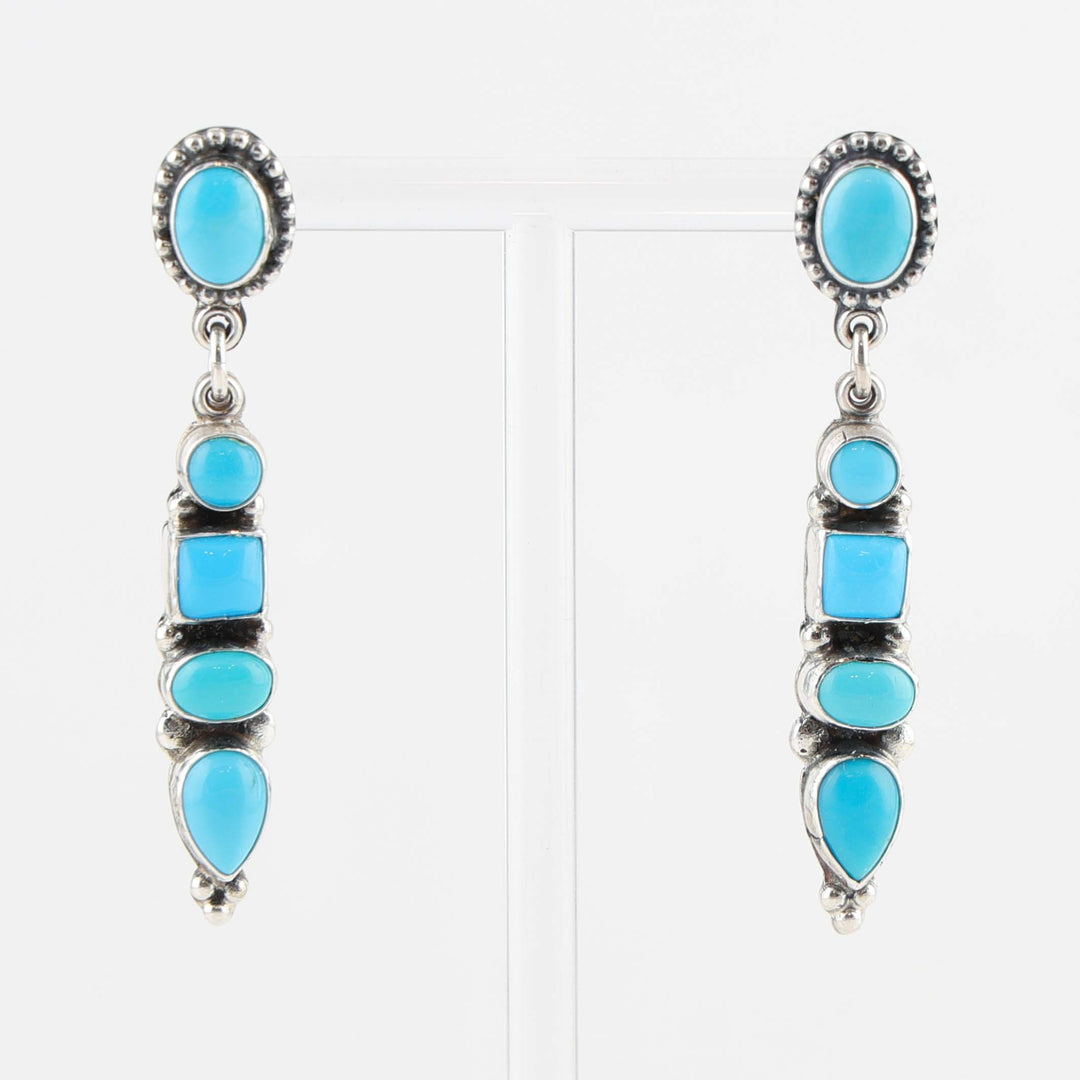Sleeping Beauty Turquoise Earrings