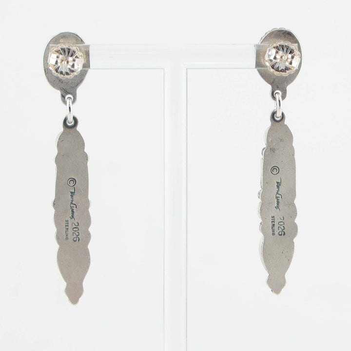 Coral and Shell Earrings