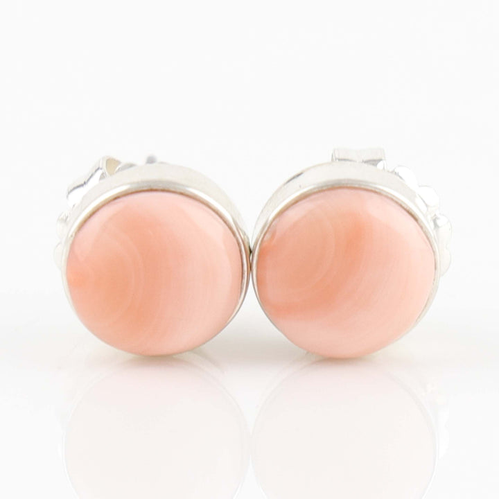 Pink Coral Earrings