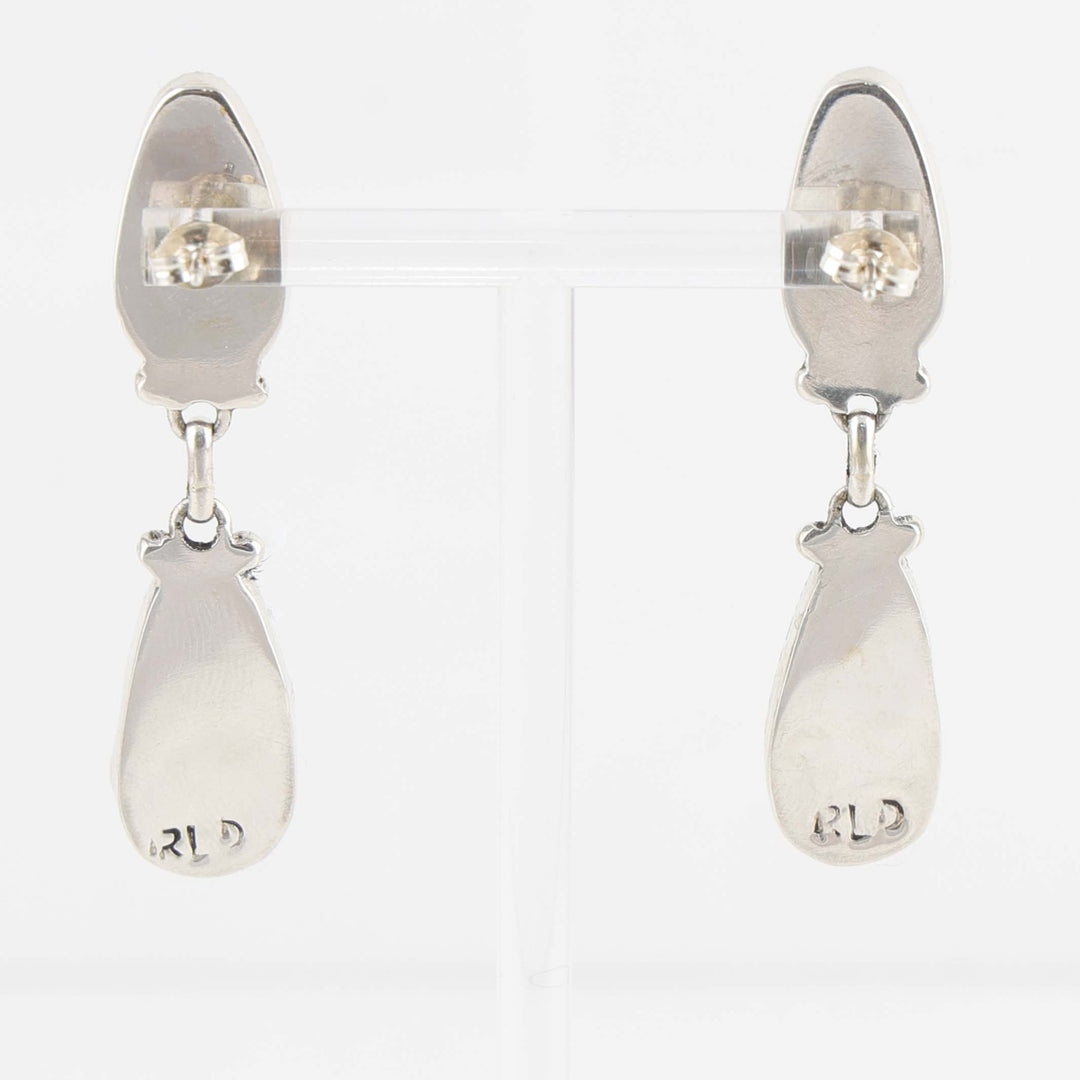Denim Lapis Earrings