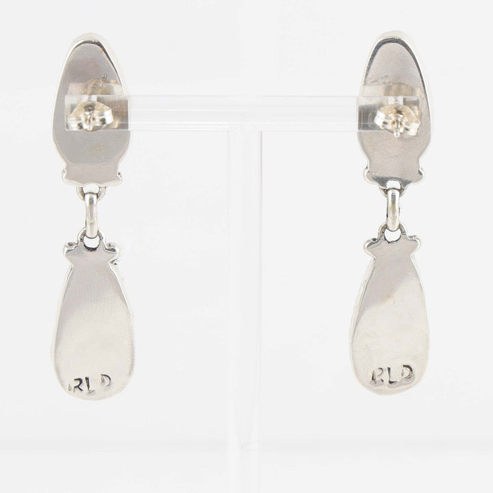 Denim Lapis Earrings