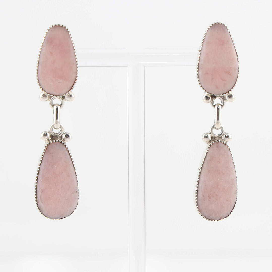 Pink Opal Earrings