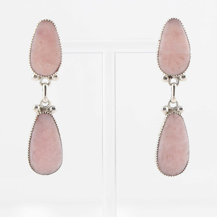 Pink Opal Earrings