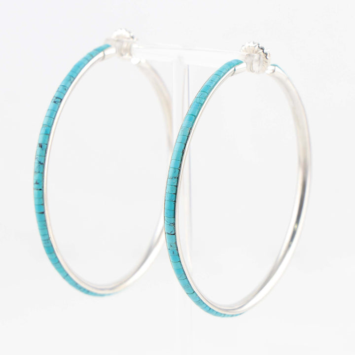 Turquoise Hoop Earrings