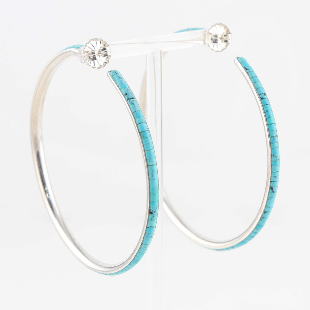 Turquoise Hoop Earrings