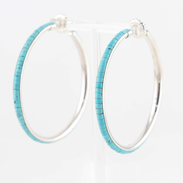 Turquoise Hoop Earrings