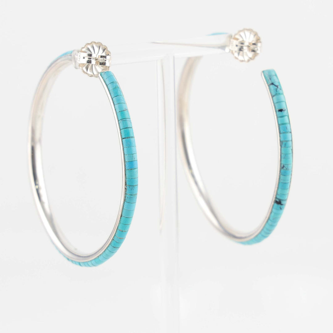 Turquoise Hoop Earrings