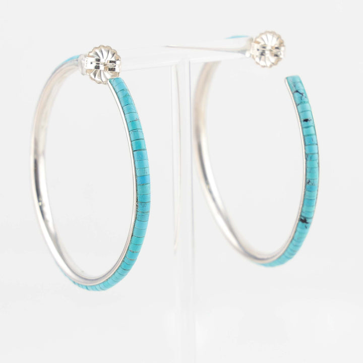 Turquoise Hoop Earrings