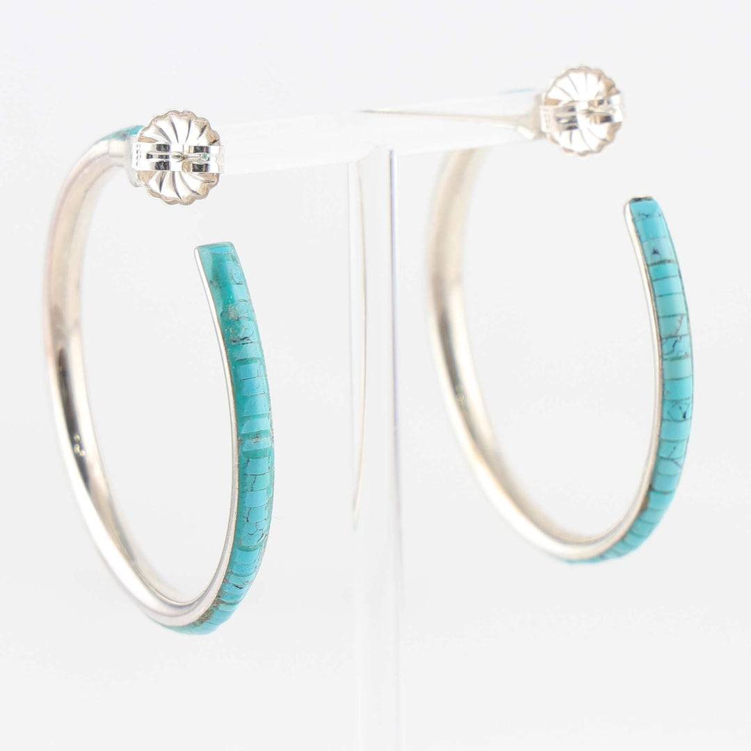 Turquoise Hoop Earrings
