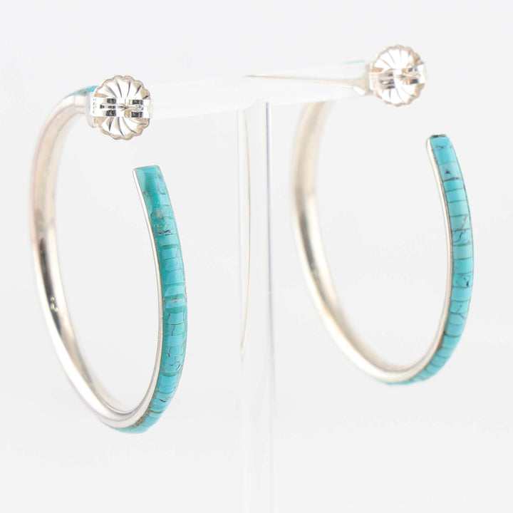 Turquoise Hoop Earrings