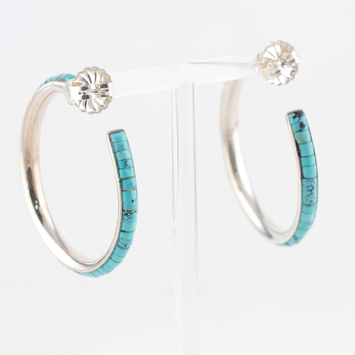 Turquoise Hoop Earrings