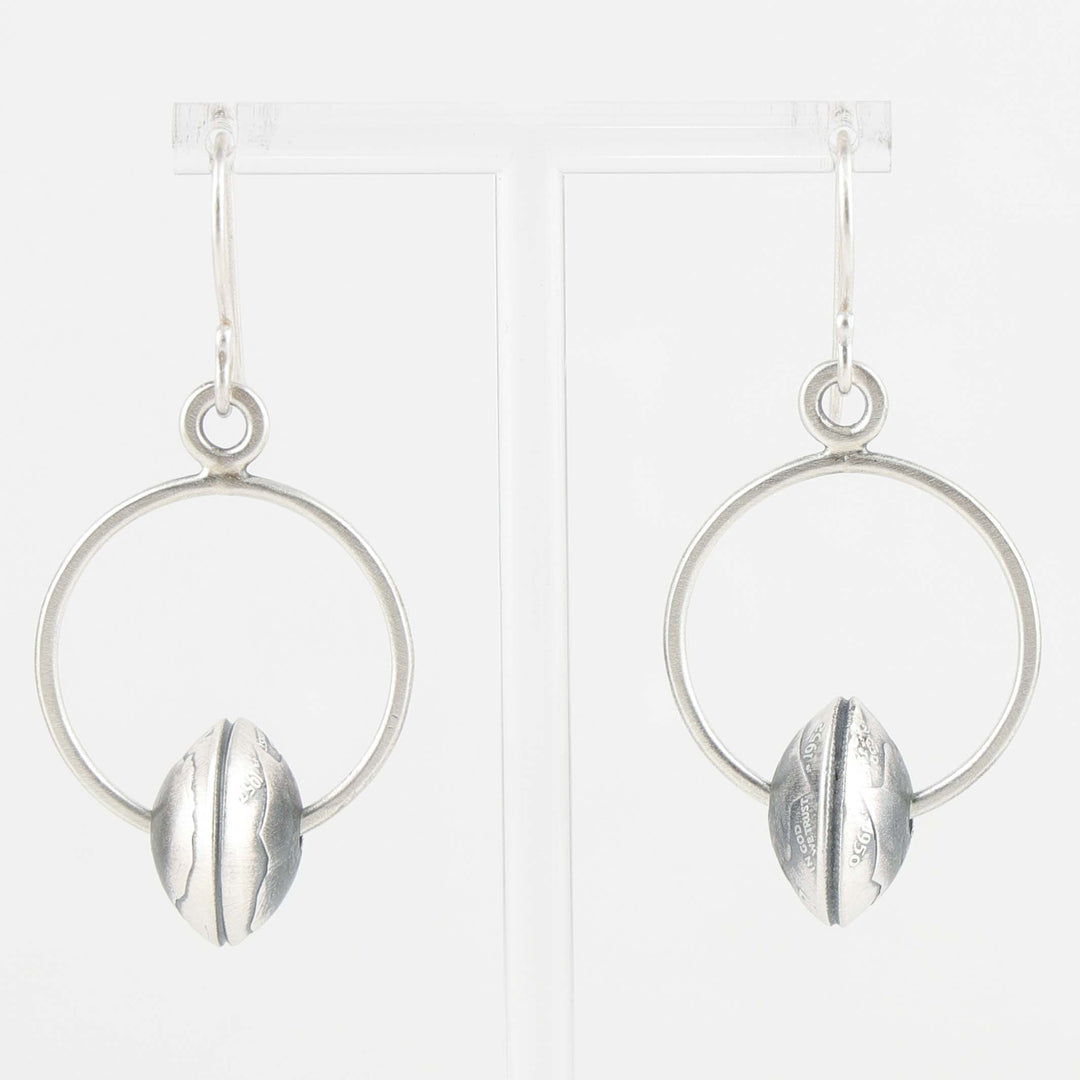Dime Bead Earrings