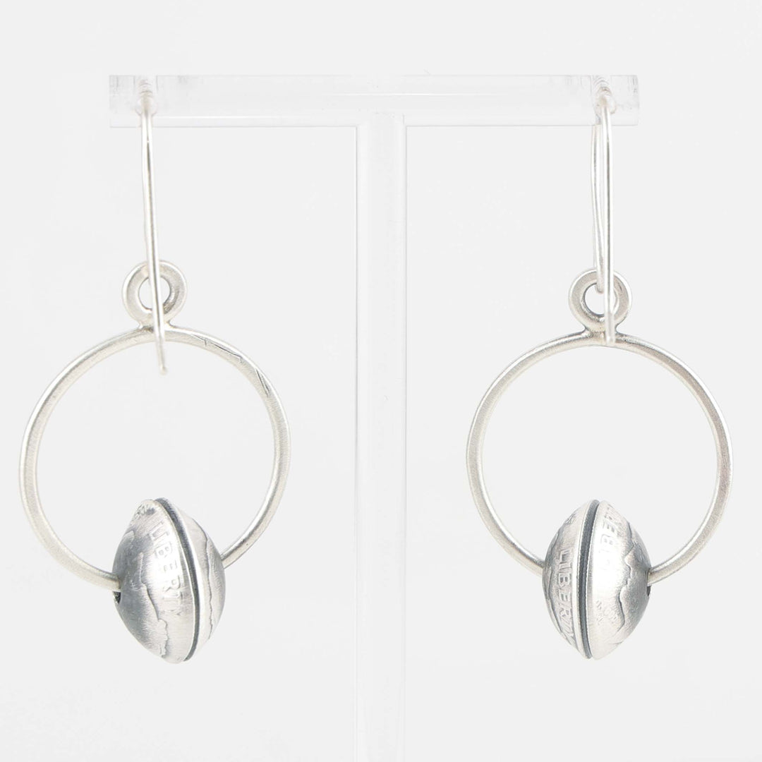 Dime Bead Earrings
