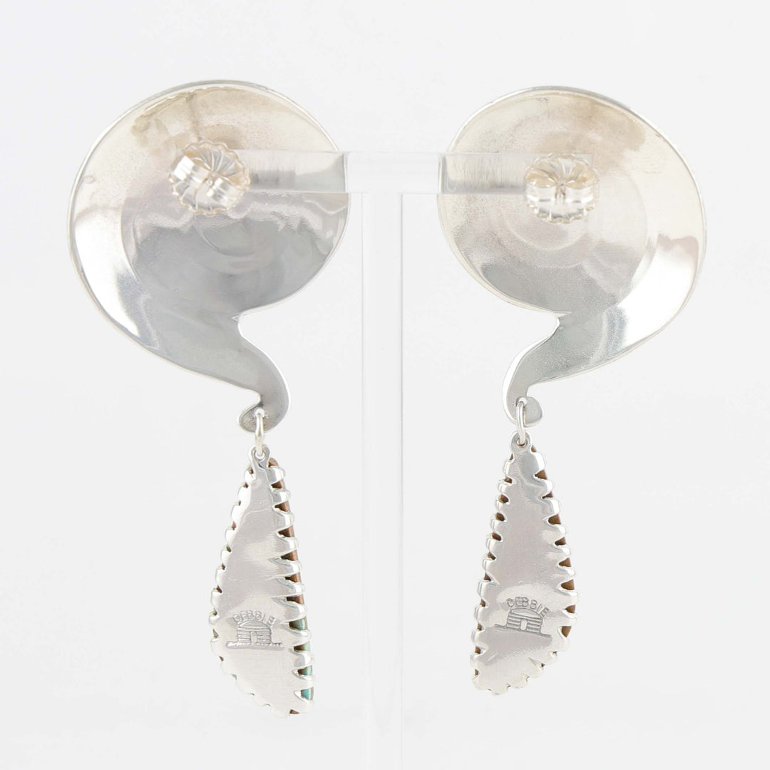 Number Eight Turquoise Earrings