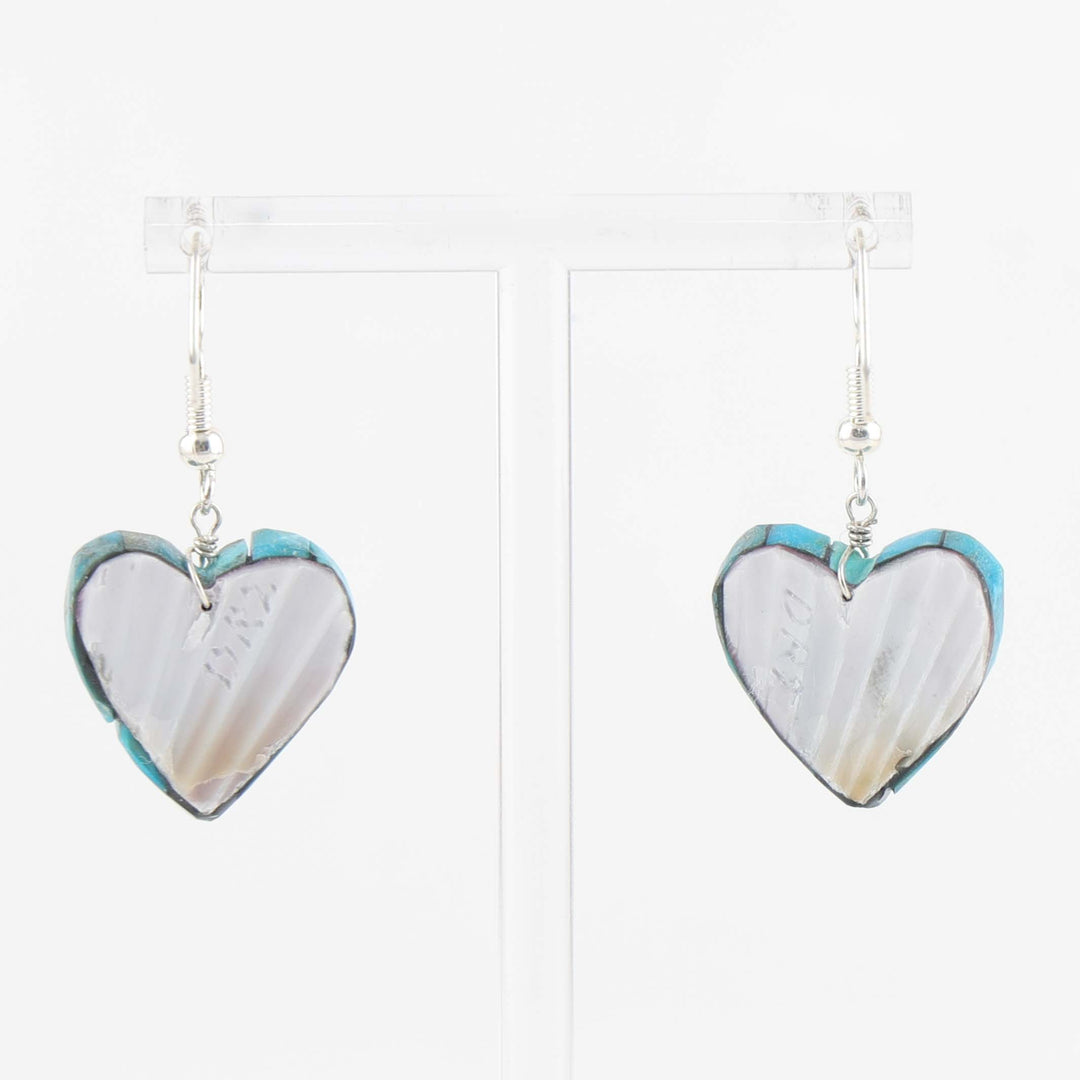 Inlay Heart Earrings