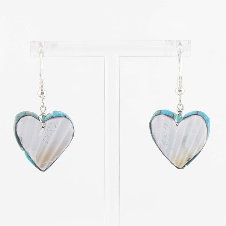 Inlay Heart Earrings