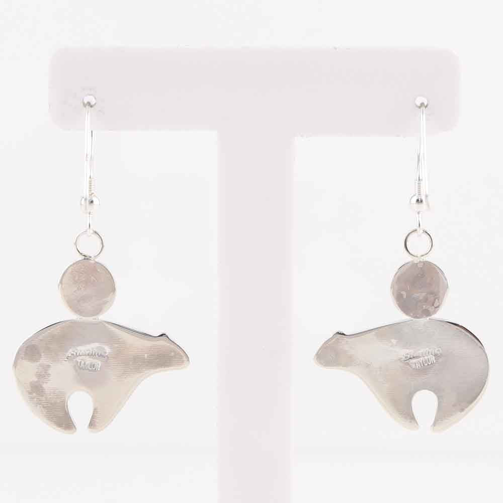 Turquoise Bear Earrings