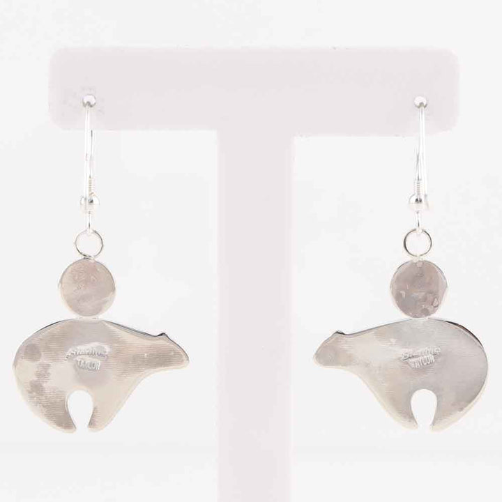 Turquoise Bear Earrings