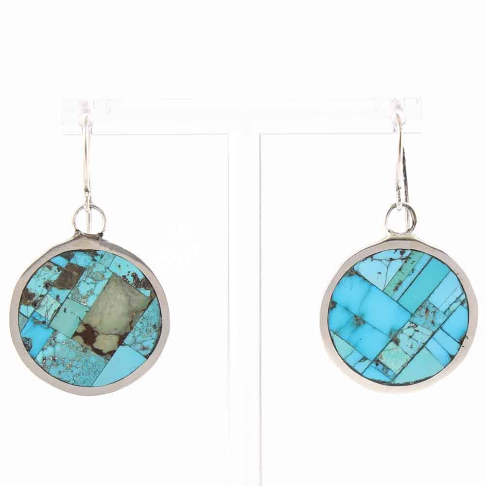 Turquoise Inlay Earrings