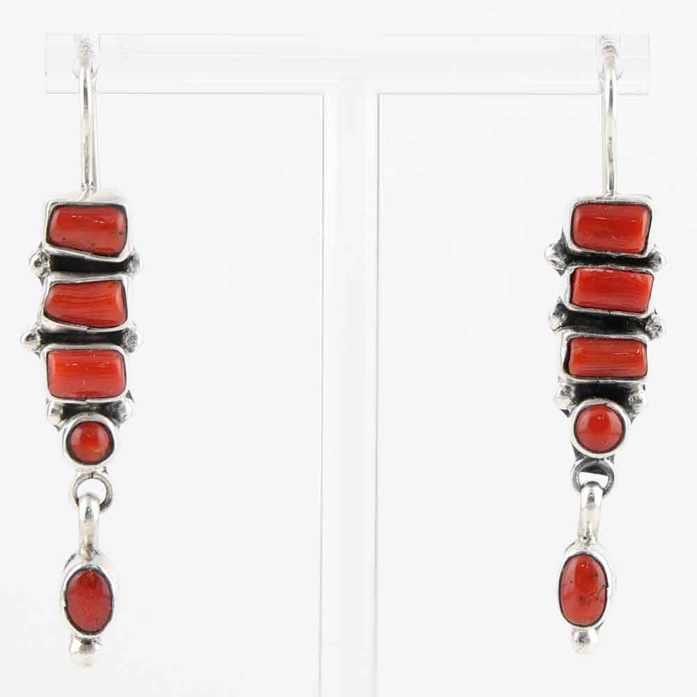 Coral Earrings