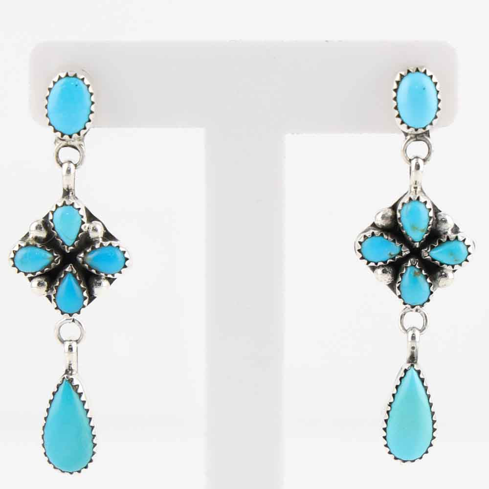 Sleeping Beauty Turquoise Earrings