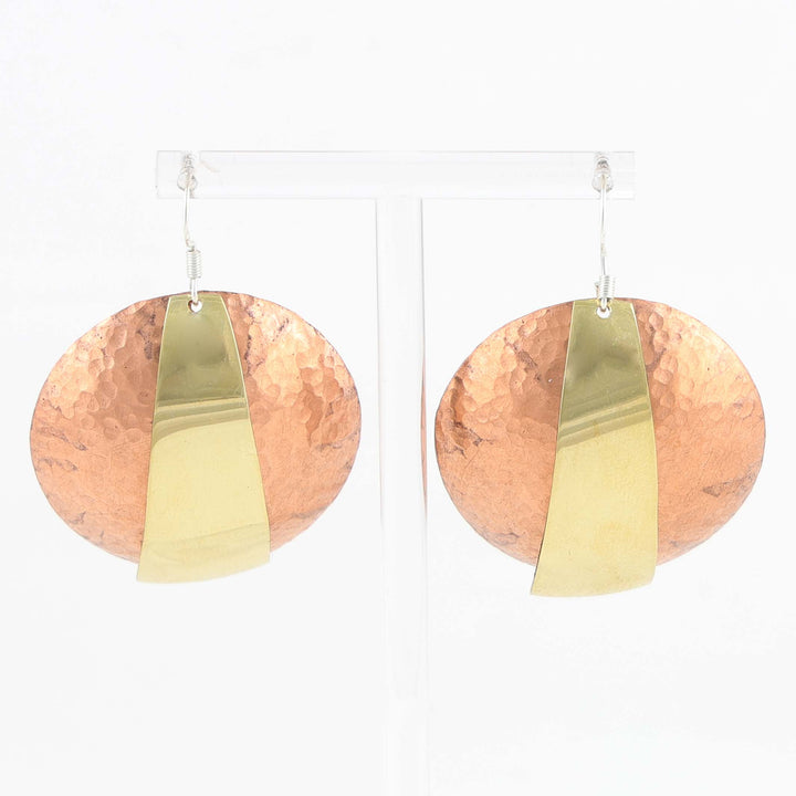 Copper and Brass Earrings