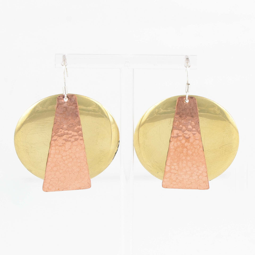 Copper and Brass Earrings