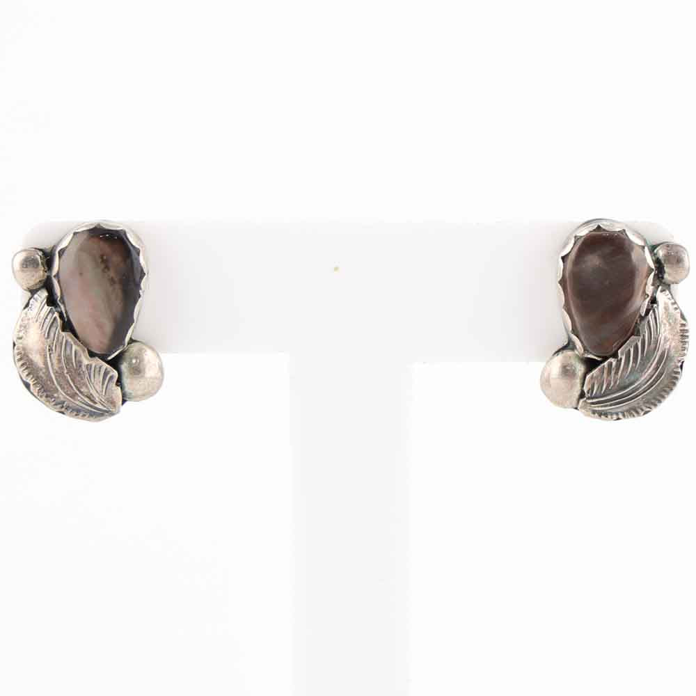 1970s Mother of Pearl Earrings