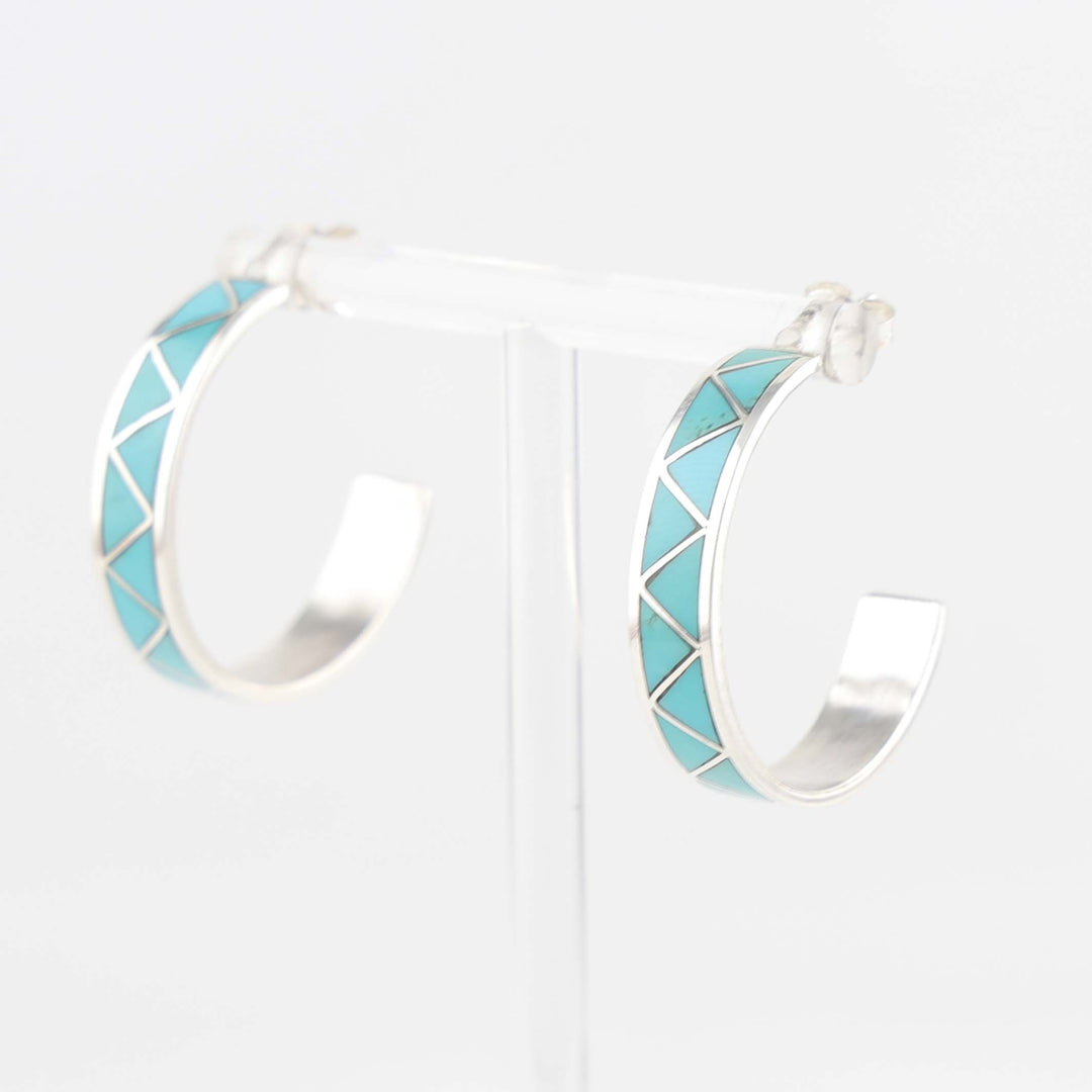 Turquoise Hoop Earrings