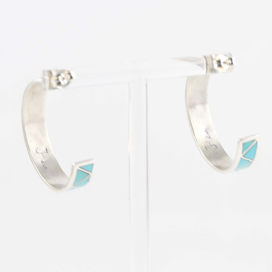 Turquoise Hoop Earrings