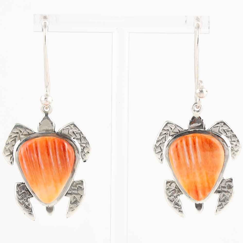 Spiny Oyster Turtle Earrings