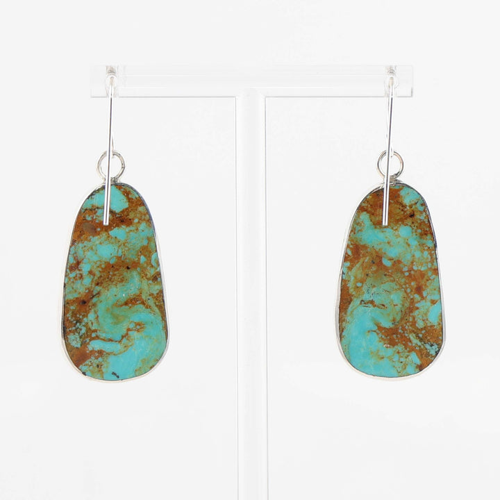 Turquoise Slab Earrings