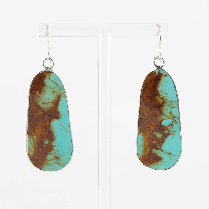 Turquoise Slab Earrings