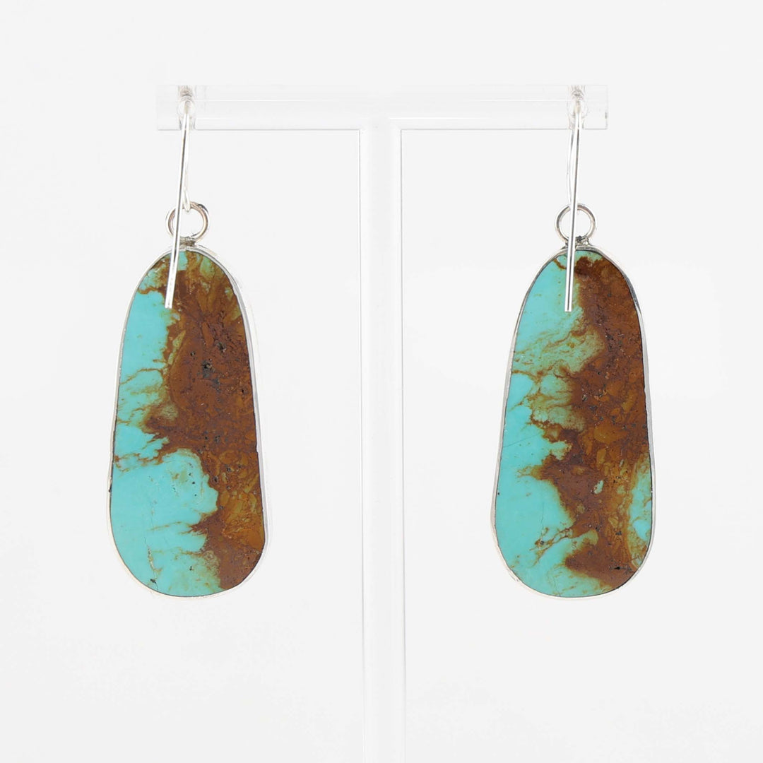 Turquoise Slab Earrings
