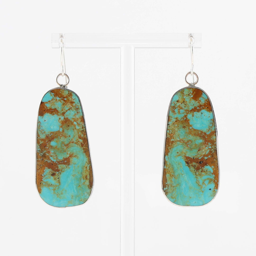 Turquoise Slab Earrings