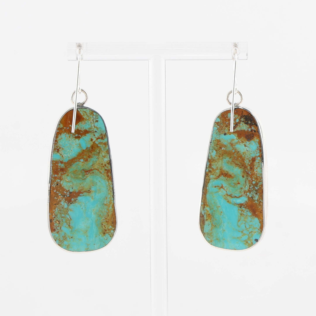 Turquoise Slab Earrings