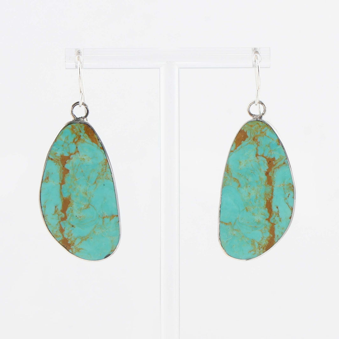 Turquoise Slab Earrings